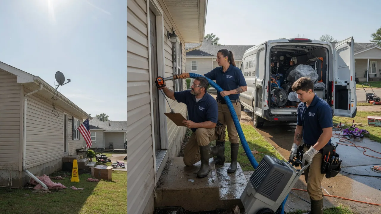 Ceiling Water Damage Restoration in Petersburg, OH near me