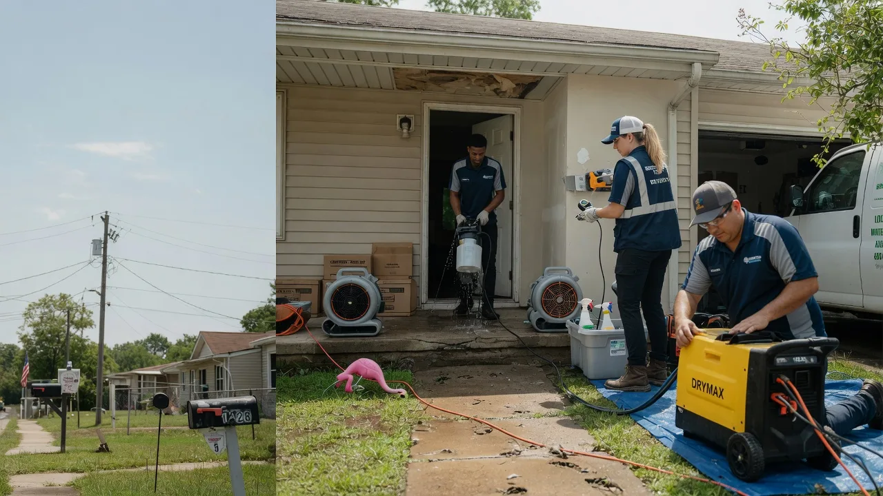 Storm Damage Water Removal in Petersburg, OH near me